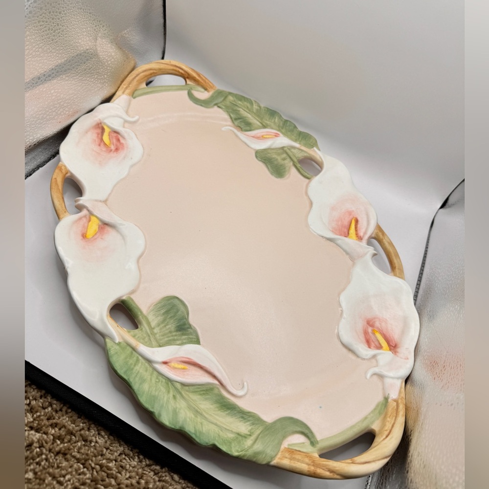 Fitz And Floyd Calla Lily platter